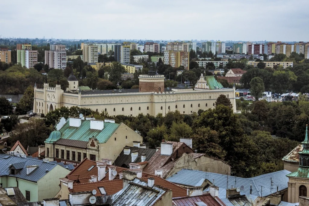 widok miasta lublin